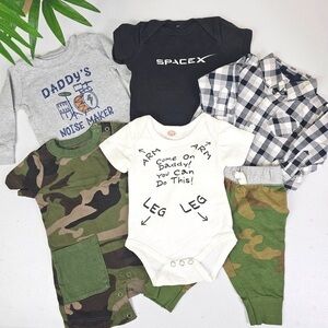 Carter's Gray Baby Outfit